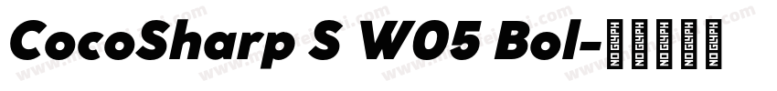 CocoSharp S W05 Bol字体转换